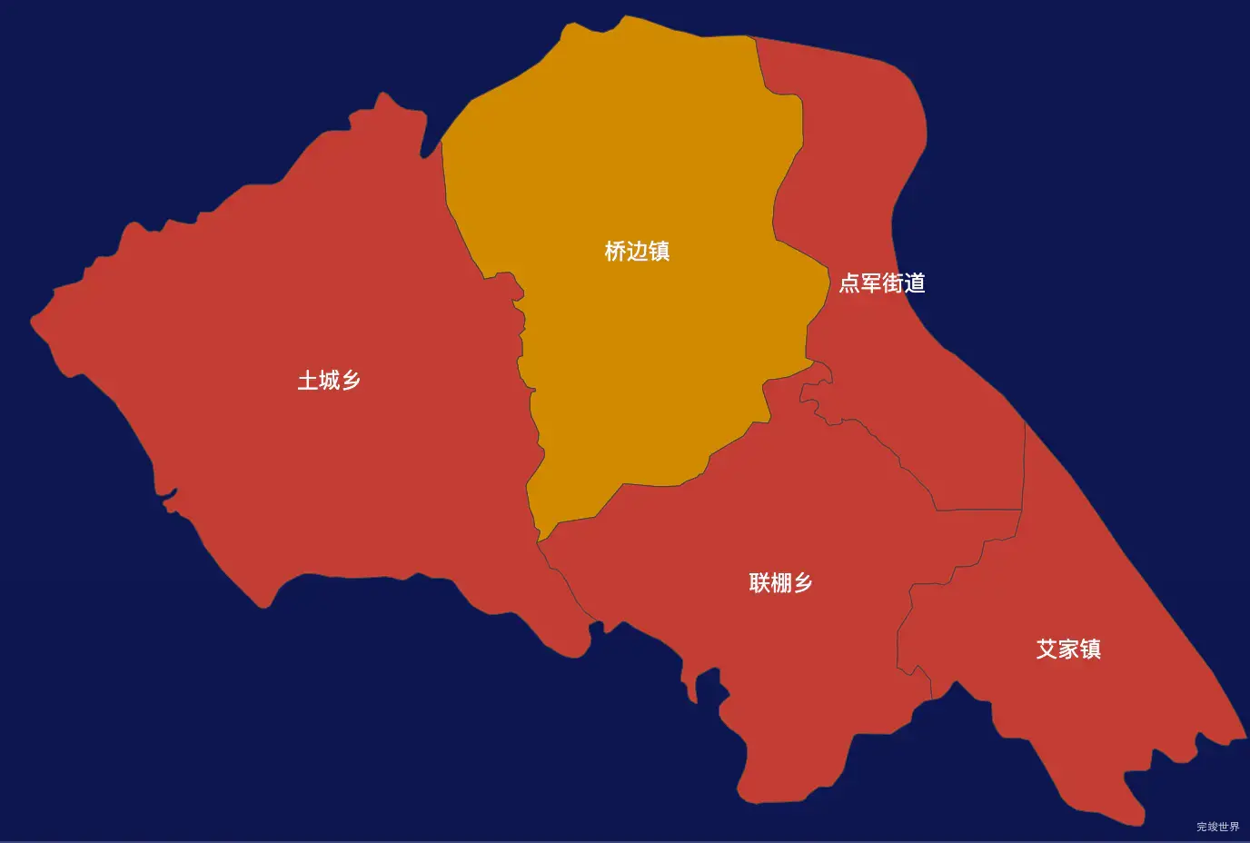 echarts宜昌市点军区geoJson地图圆形波纹状气泡图效果实例